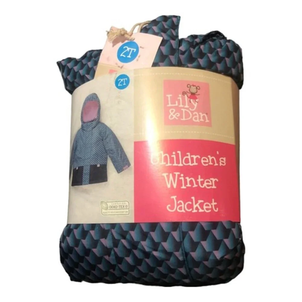 Lily & Dan children's Winter Jacket coat - Size 2T New